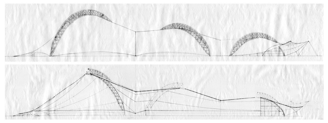 hand drafted drawings